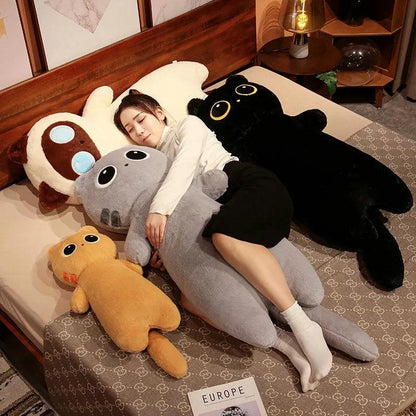 Soft Long Cat Plush Body Pillow Cushion by HitMyNeed