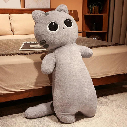 Soft Long Cat Plush Body Pillow Cushion by HitMyNeed