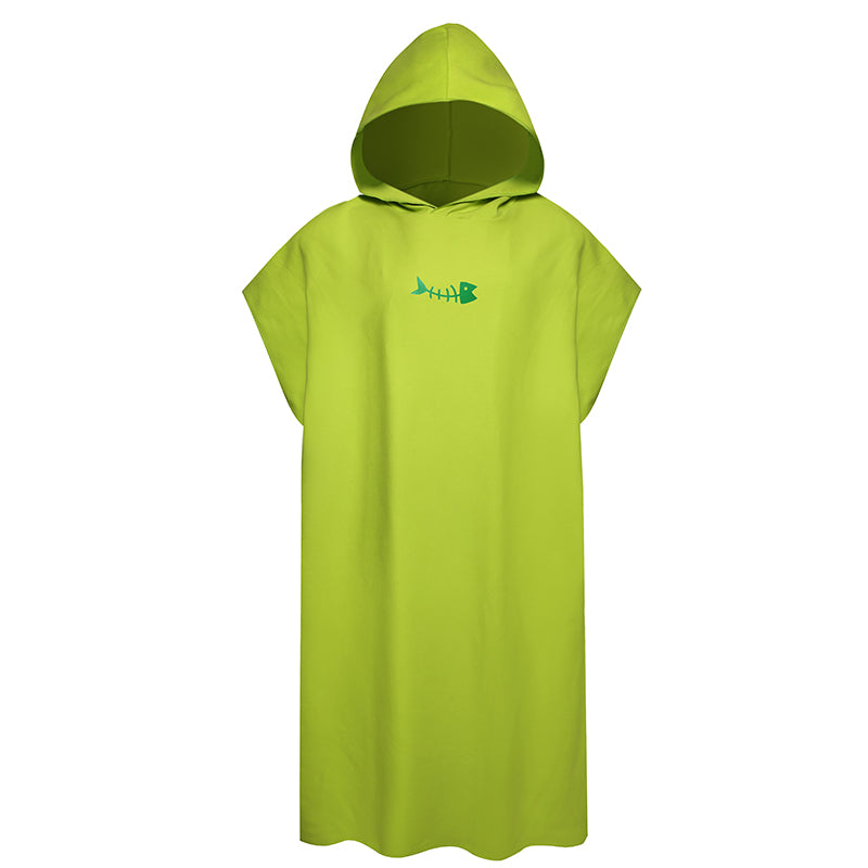 Soft Microfiber Beach Changing Poncho Robe green by HitMyNeed