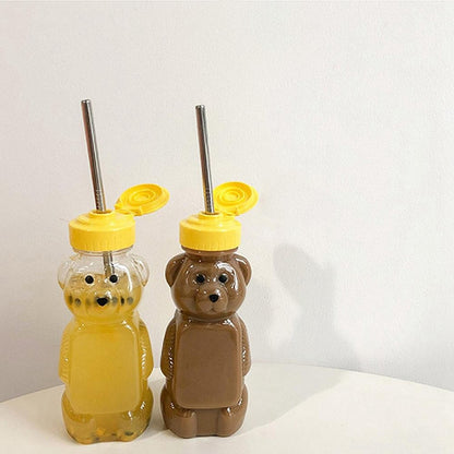 Soft Plastic Bear Honey Bottles 250ml (30 Pack) by HitMyNeed