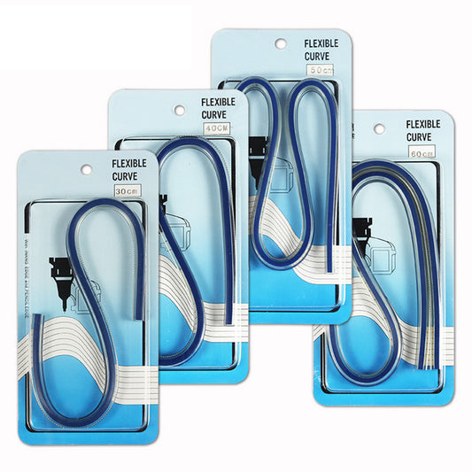 Soft Plastic Flexible Curve Ruler for Drafting & Sewing 1pc-40cm by HitMyNeed