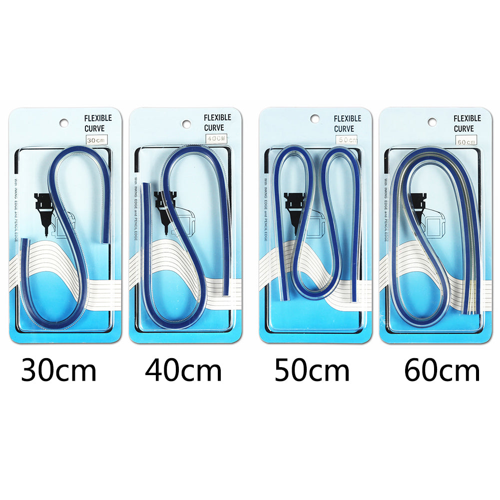 Soft Plastic Flexible Curve Ruler for Drafting & Sewing 1pc-50cm by HitMyNeed