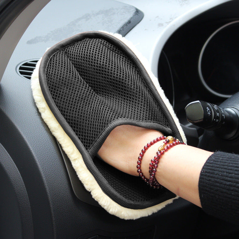 Soft Plush Car Cleaning Glove by HitMyNeed