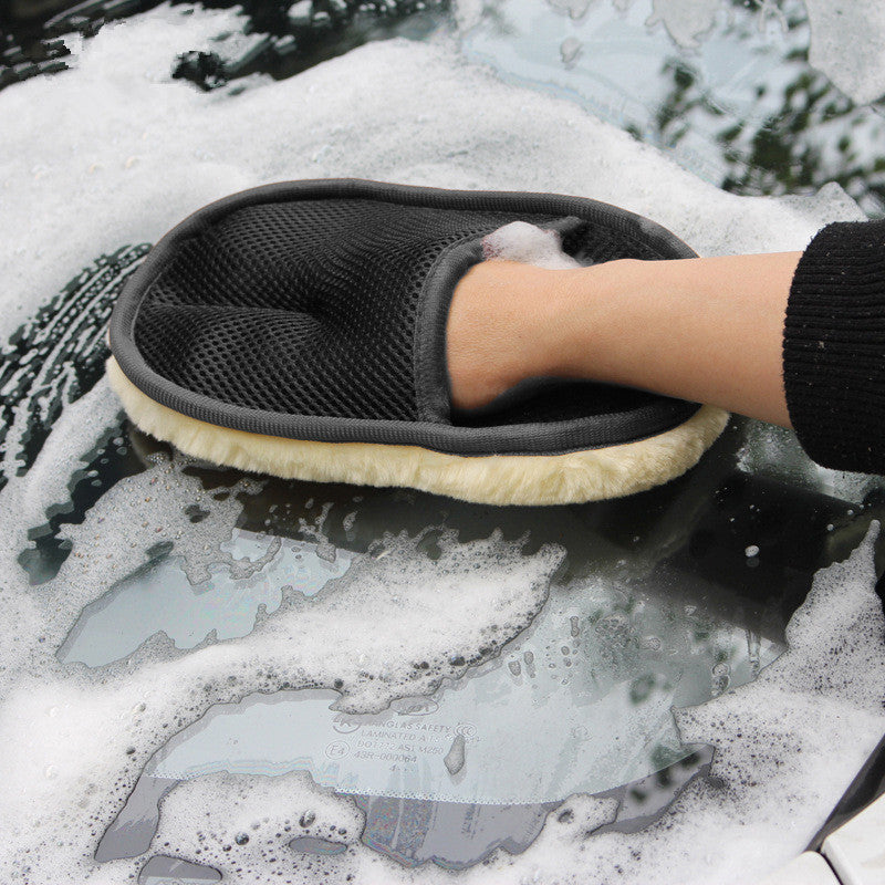 Soft Plush Car Cleaning Glove by HitMyNeed