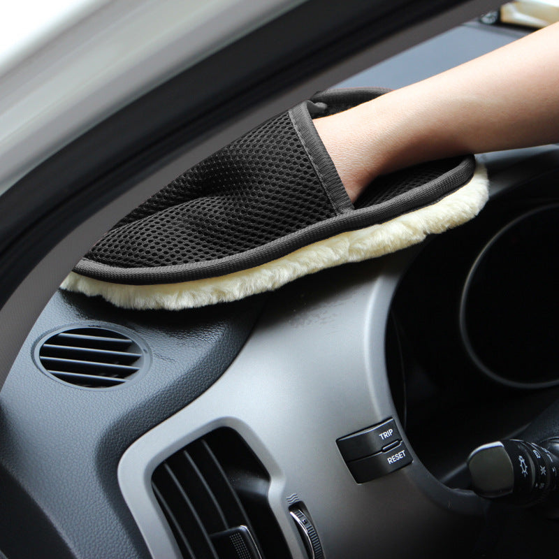 Soft Plush Car Cleaning Glove by HitMyNeed