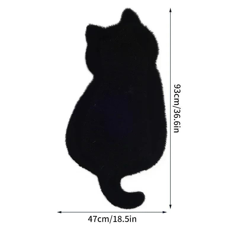 Soft Plush Cat Floor Mat, Non-Slip 47 x 93 cm by HitMyNeed