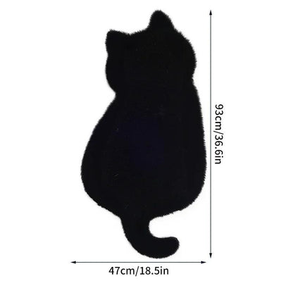 Soft Plush Cat Floor Mat, Non-Slip 47 x 93 cm by HitMyNeed