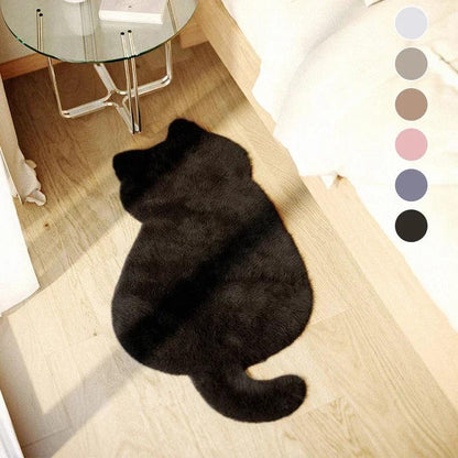 Soft Plush Cat Floor Mat, Non-Slip 47 x 93 cm by HitMyNeed