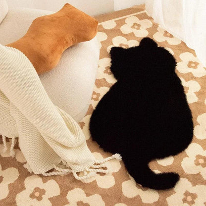 Soft Plush Cat Floor Mat, Non-Slip 47 x 93 cm by HitMyNeed