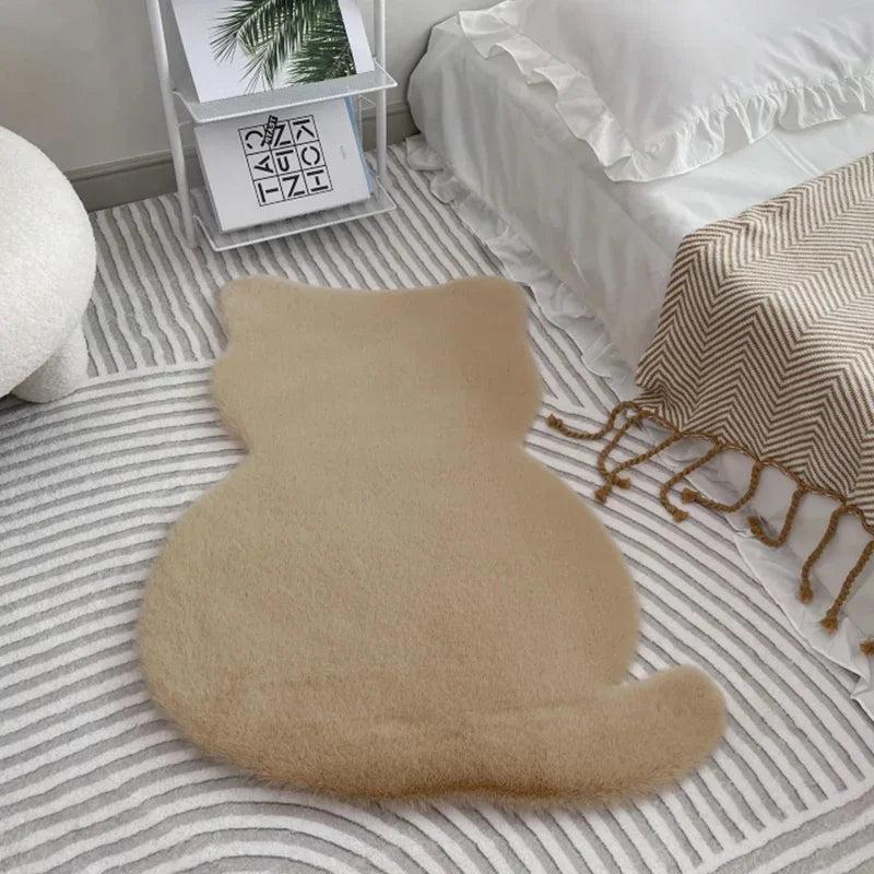 Soft Plush Cat Floor Mat, Non-Slip 47 x 93 cm by HitMyNeed