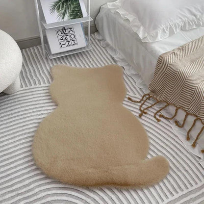 Soft Plush Cat Floor Mat, Non-Slip 47 x 93 cm by HitMyNeed