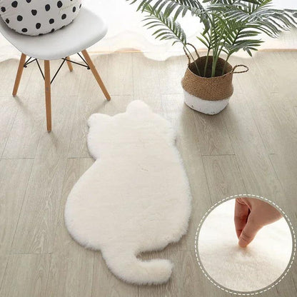 Soft Plush Cat Floor Mat, Non-Slip 47 x 93 cm area-rugs-beige by HitMyNeed
