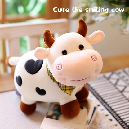 Soft Plush Cow Stuffed Animal Toy for Kids by HitMyNeed