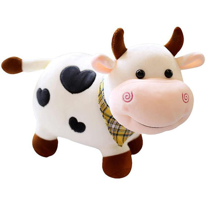 Soft Plush Cow Stuffed Animal Toy for Kids by HitMyNeed