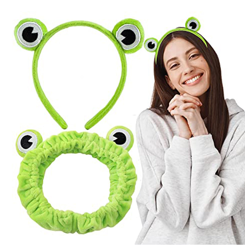 Soft Plush Frog Makeup Headband by HitMyNeed