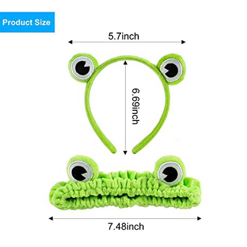 Soft Plush Frog Makeup Headband by HitMyNeed