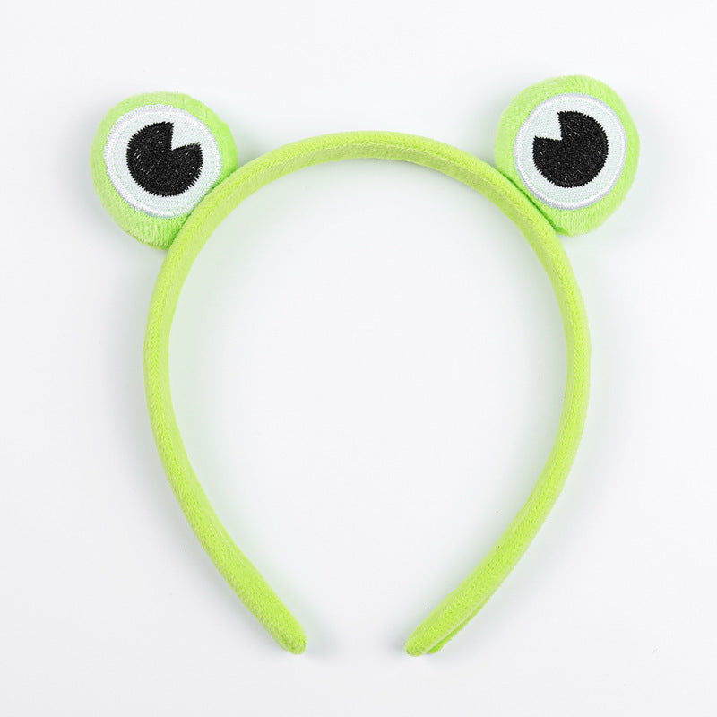 Soft Plush Frog Makeup Headband by HitMyNeed