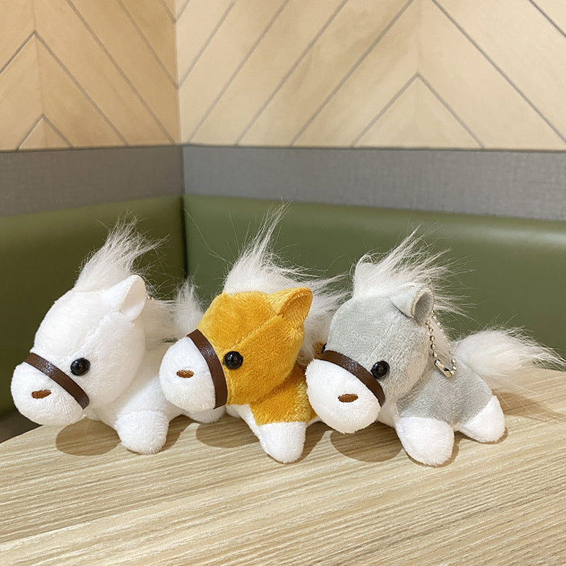 Soft Plush Horse Keychain Accessory by HitMyNeed