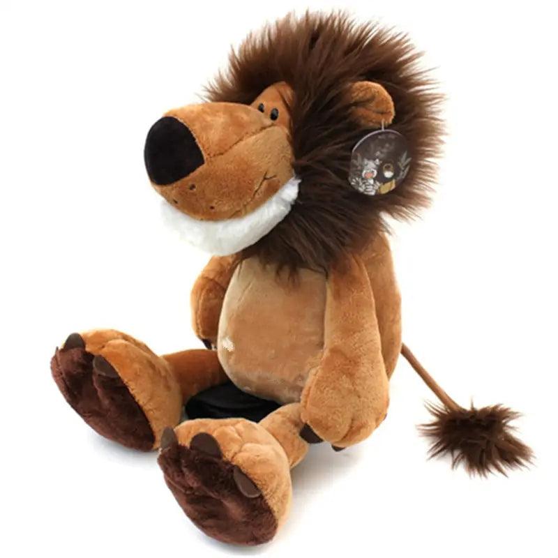 Soft Plush Lion Toy 25cm - Forest Animal for Kids by HitMyNeed