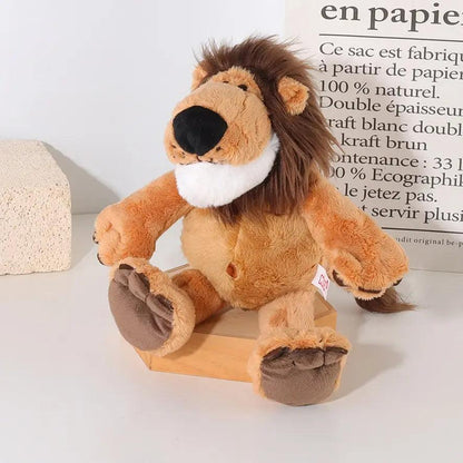 Soft Plush Lion Toy 25cm - Forest Animal for Kids by HitMyNeed