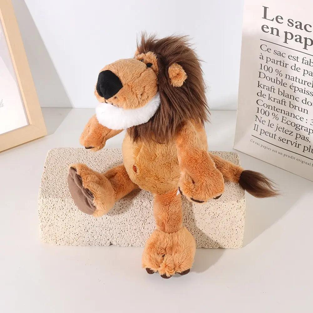 Soft Plush Lion Toy 25cm - Forest Animal for Kids by HitMyNeed
