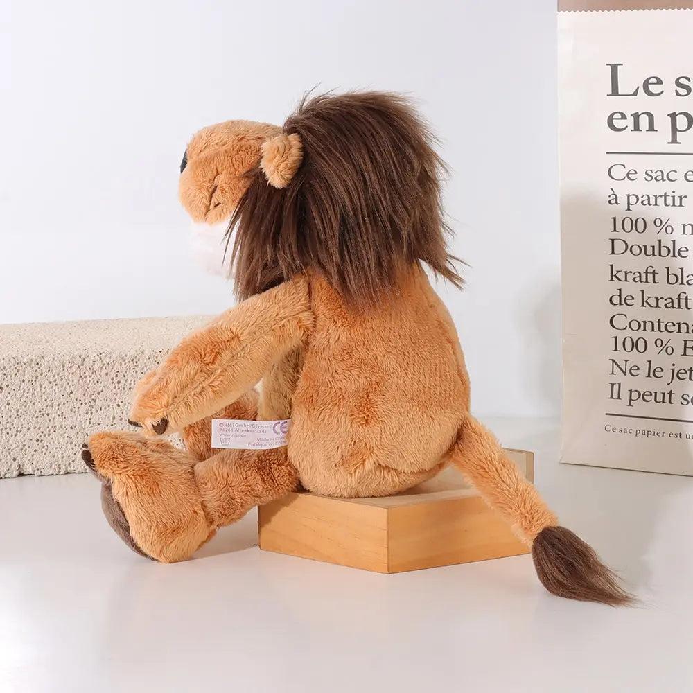 Soft Plush Lion Toy 25cm - Forest Animal for Kids by HitMyNeed