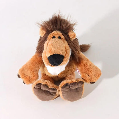 Soft Plush Lion Toy 25cm - Forest Animal for Kids by HitMyNeed