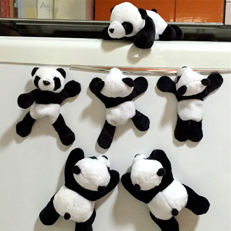 Soft Plush Mini Panda Fridge Magnet by HitMyNeed