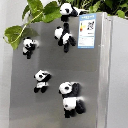 Soft Plush Panda Fridge Magnet by HitMyNeed