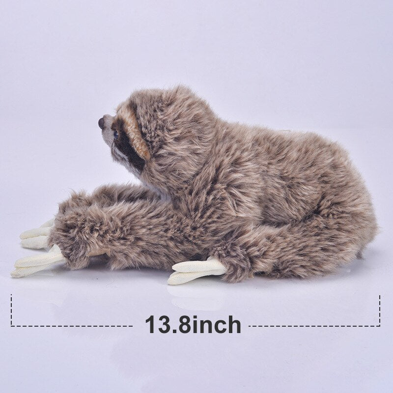 Soft Plush Sloth Stuffed Toy 35cm with Velcro Paws by HitMyNeed
