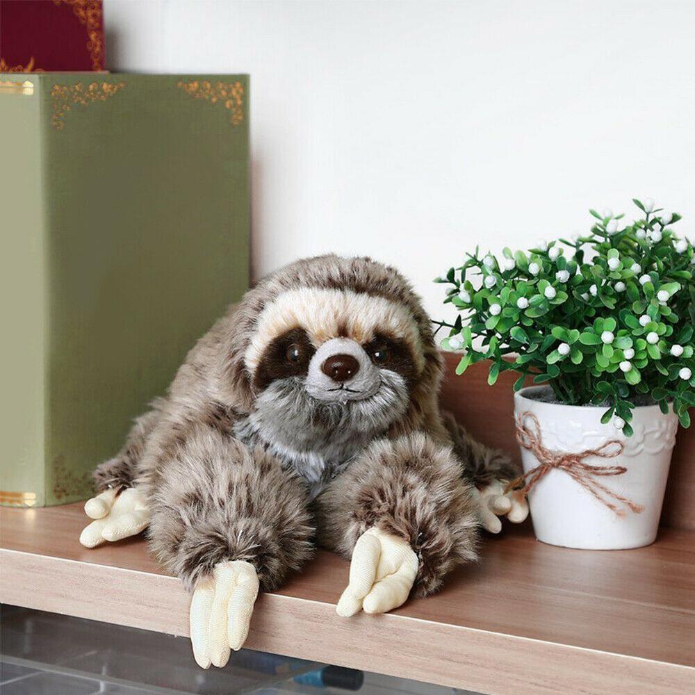 Soft Plush Sloth Stuffed Toy 35cm with Velcro Paws by HitMyNeed