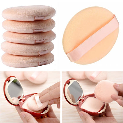 Soft Powder Puff Makeup Applicator Set (10 Pack) by HitMyNeed