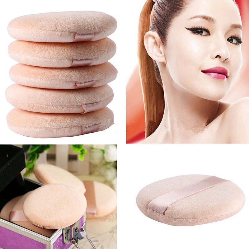 Soft Powder Puff Makeup Applicator Set (10 Pack) by HitMyNeed