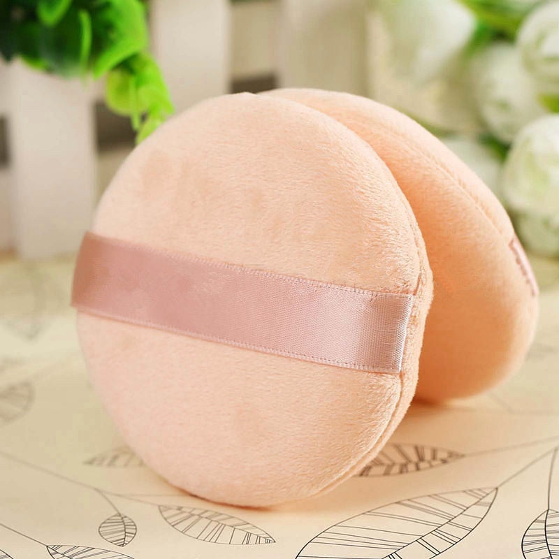 Soft Powder Puff Makeup Applicator Set (10 Pack) by HitMyNeed