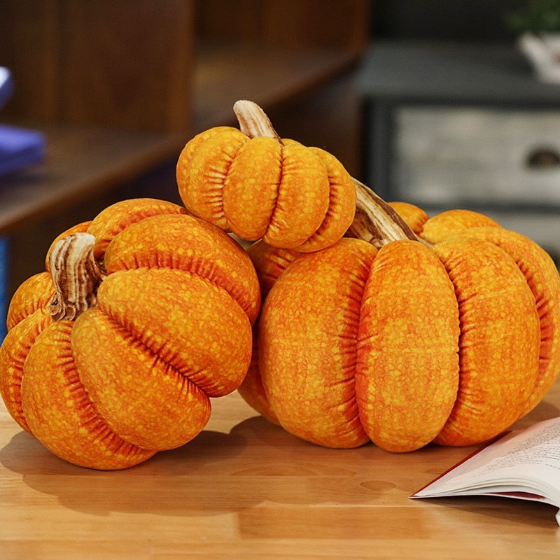 Soft Pumpkin Cushion Halloween Decor Pillow 15cm by HitMyNeed
