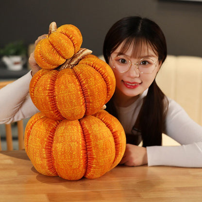 Soft Pumpkin Cushion Halloween Decor Pillow 15cm by HitMyNeed