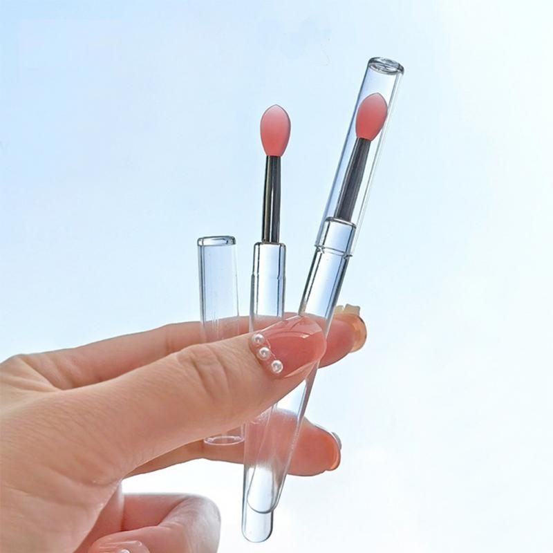 Soft Reusable Silicone Lip Applicator with Lid by HitMyNeed