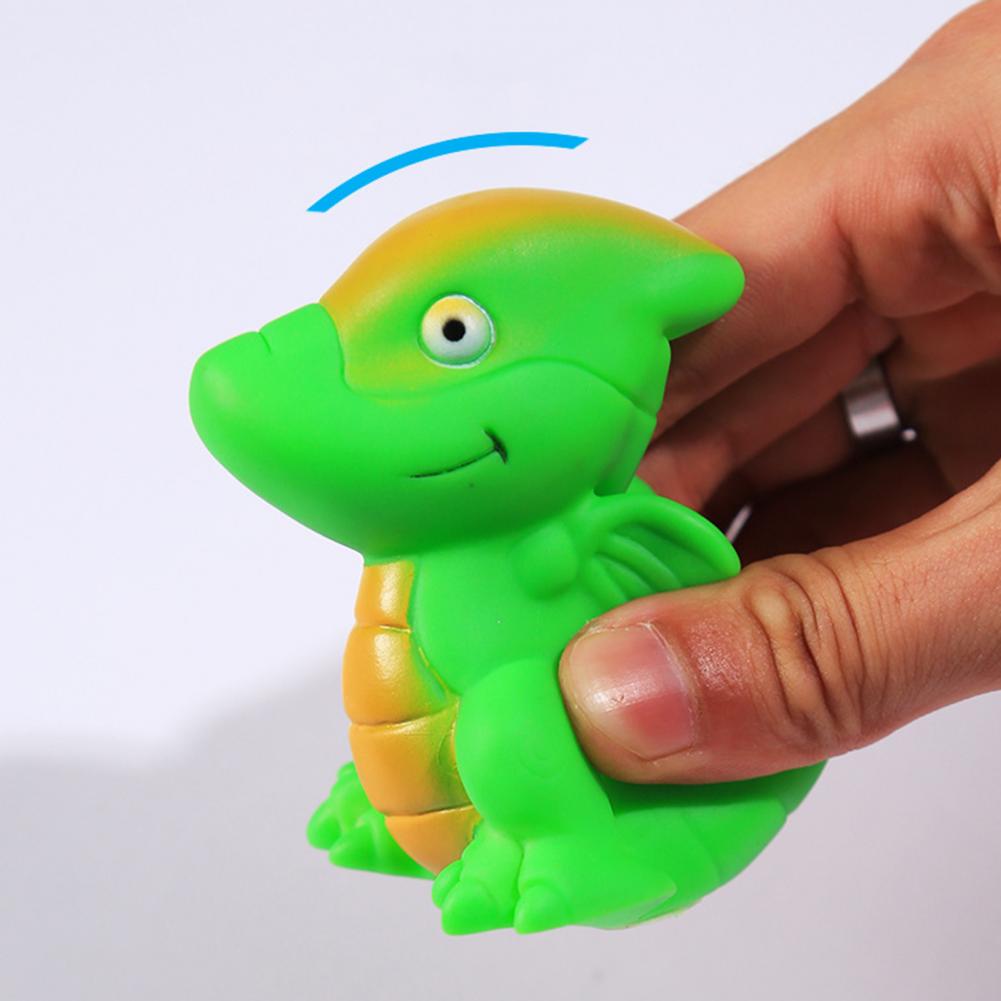 Soft Rubber Dino Bath Toys Set of 6 by HitMyNeed