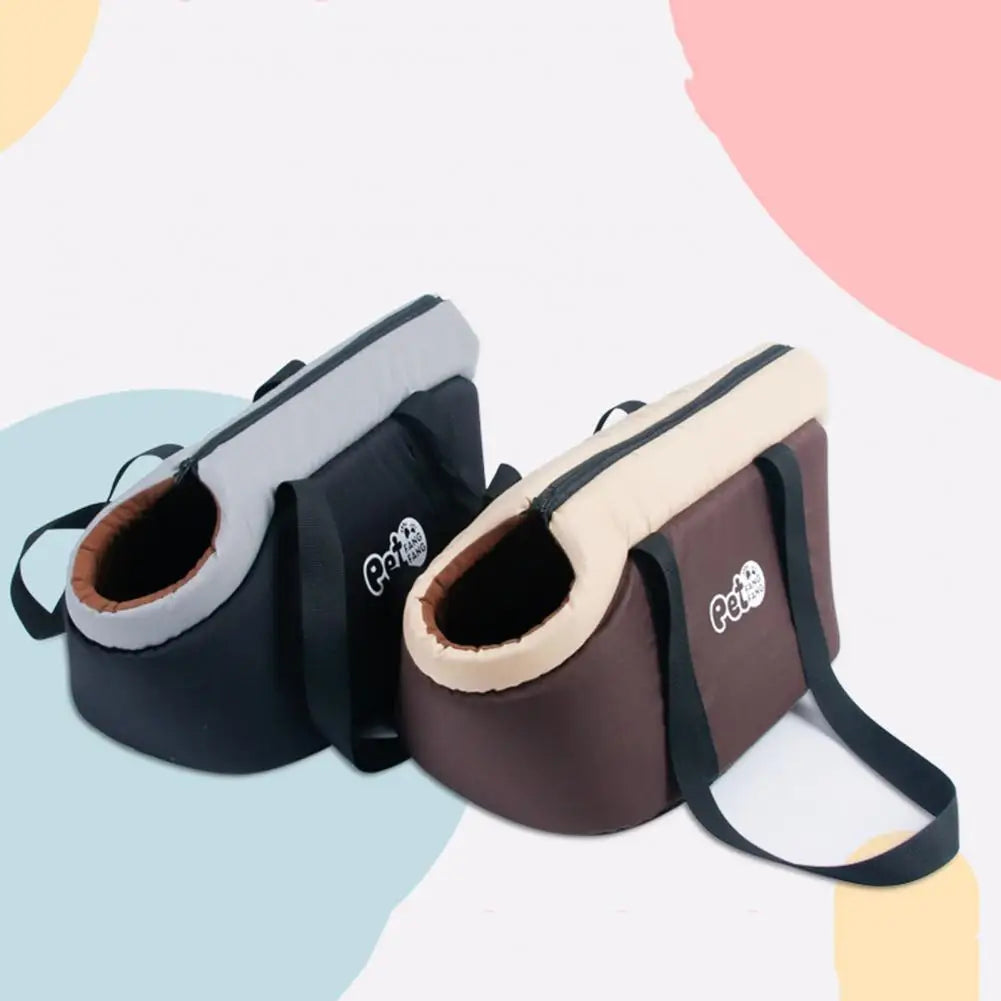 Soft-Sided Breathable Pet Travel Bag with Pad by HitMyNeed