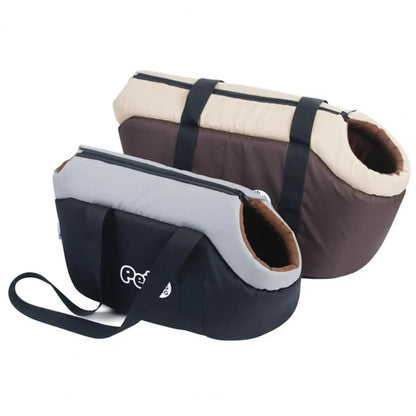 Soft-Sided Breathable Pet Travel Bag with Pad by HitMyNeed