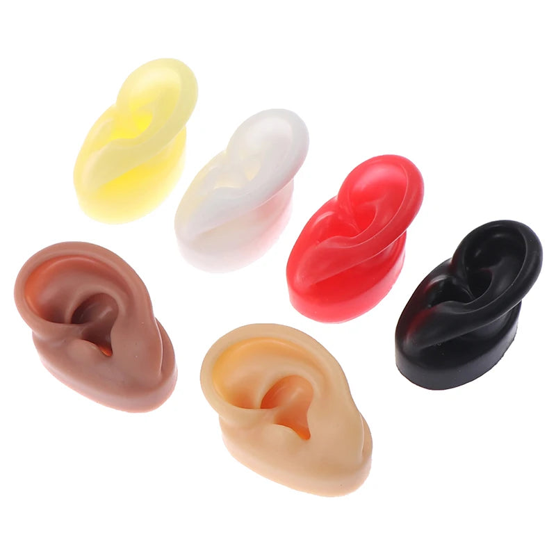 Soft Silicone Ear Piercing & Tattoo Practice Model by HitMyNeed