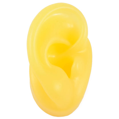 Soft Silicone Ear Piercing & Tattoo Practice Model yellow-right-ear by HitMyNeed