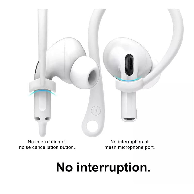 Soft Silicone Hooks for Wireless Earbuds (1 Pair) by HitMyNeed