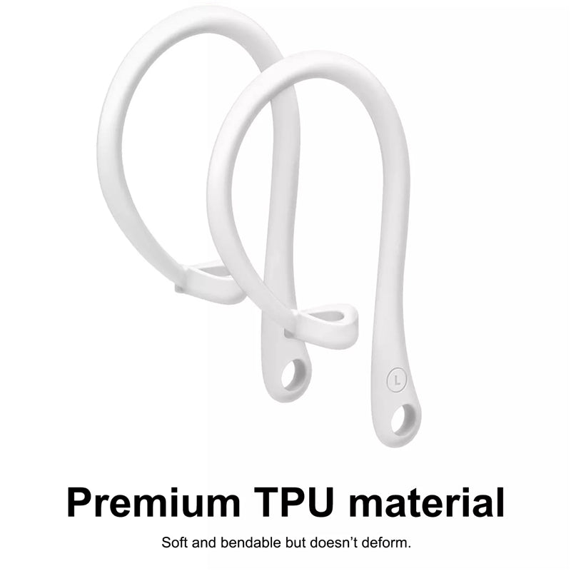 Soft Silicone Hooks for Wireless Earbuds (1 Pair) by HitMyNeed