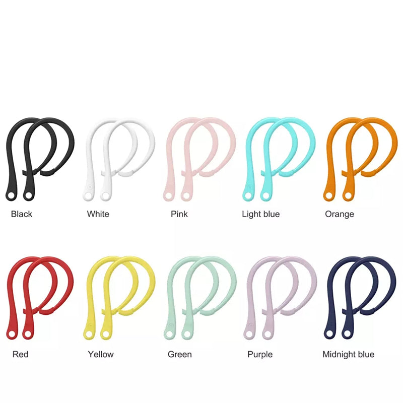 Soft Silicone Hooks for Wireless Earbuds (1 Pair) by HitMyNeed