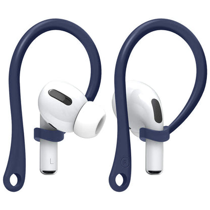 Soft Silicone Hooks for Wireless Earbuds (1 Pair) dark-blue by HitMyNeed