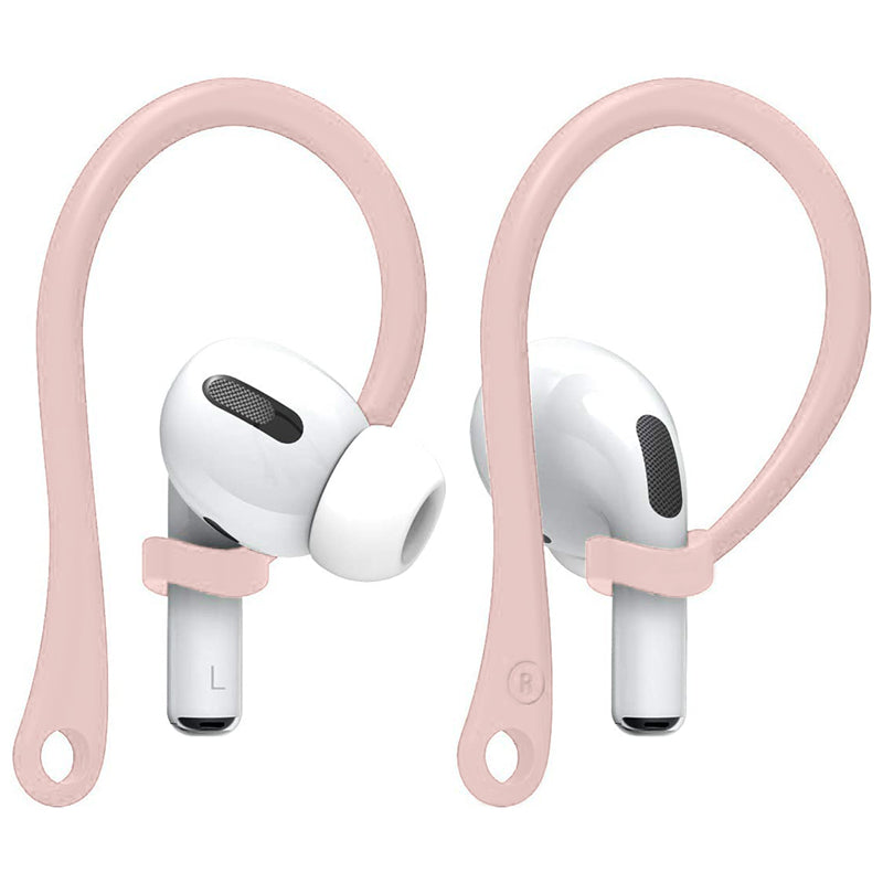 Soft Silicone Hooks for Wireless Earbuds (1 Pair) pink by HitMyNeed