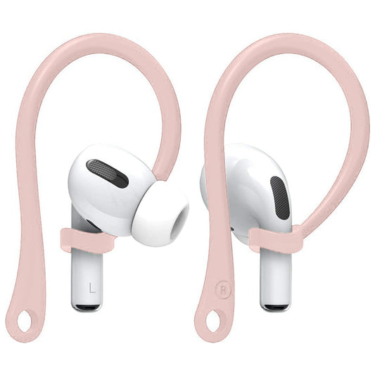Soft Silicone Hooks for Wireless Earbuds (1 Pair) pink by HitMyNeed