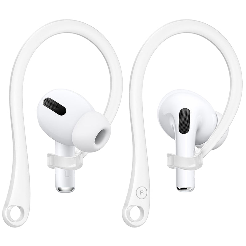 Soft Silicone Hooks for Wireless Earbuds (1 Pair) transparent by HitMyNeed