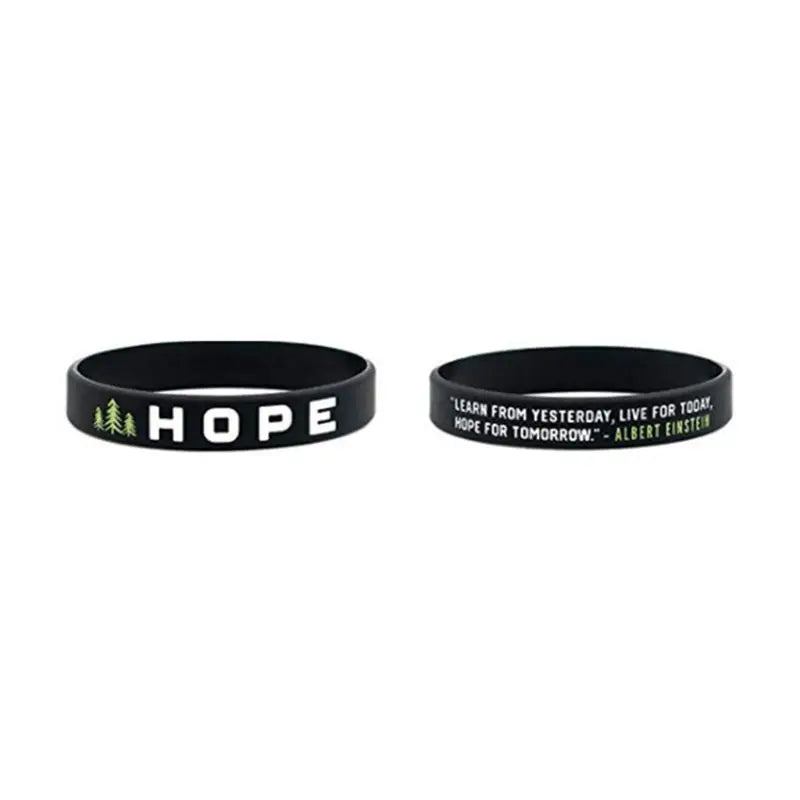 Soft Silicone Inspirational Wristband hope by HitMyNeed